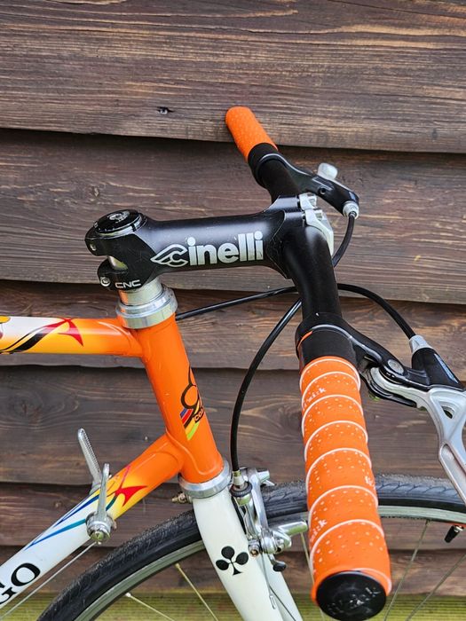 Rower Colnago szosa UNIKAT, wysoka stalowa rama, w barwach Rabobank