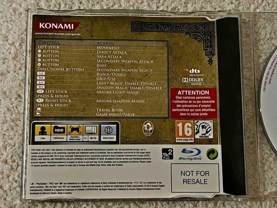 Castlevania Lords of Shadow PS3 Promo Press