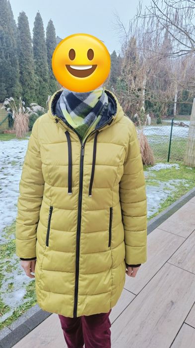 Damska kurtka zimowa XL CARRY plus chusta gratis