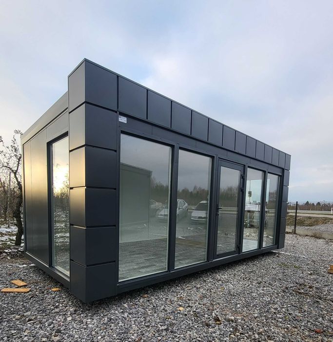 Pawilon kontener mieszkalny biurowy z płyty PIR od PRODUCENTA
