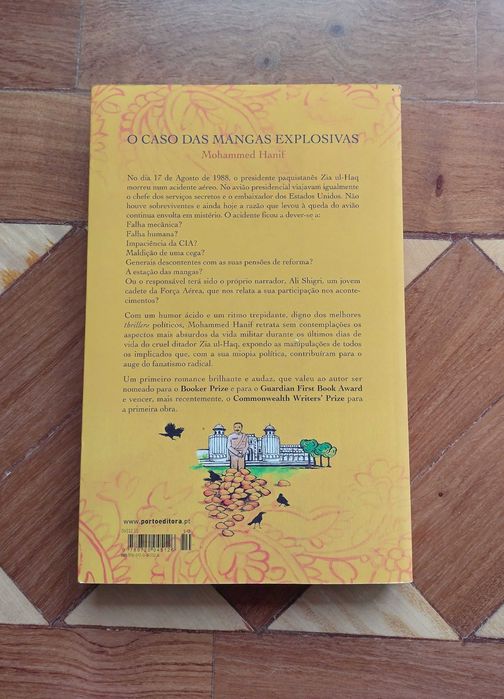 O Caso das Mangas Explosivas – Mohammed Hanif – Porto Editora – Excelente estado