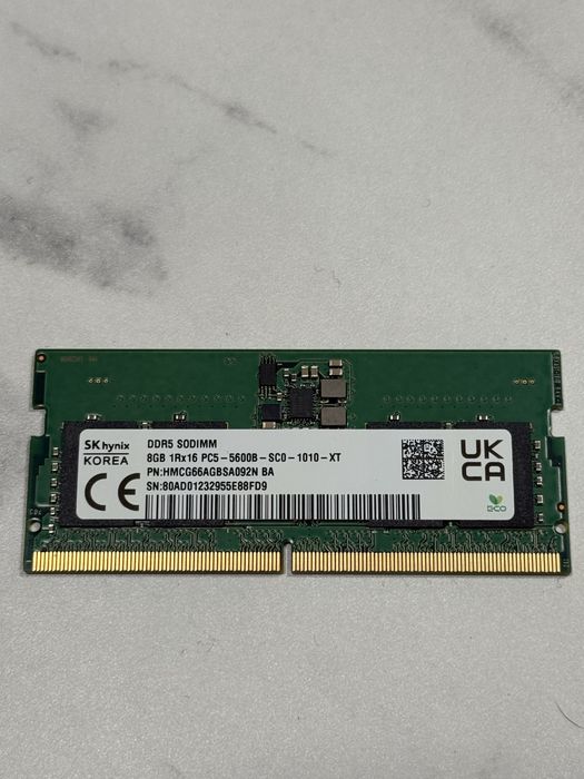 Оперативна пам'ять DDR5 SODIMM SK hynix 8 Gb 5600
