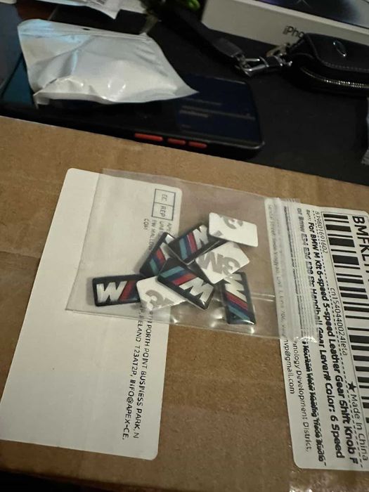 Autocolantes Pack M para volante BMW