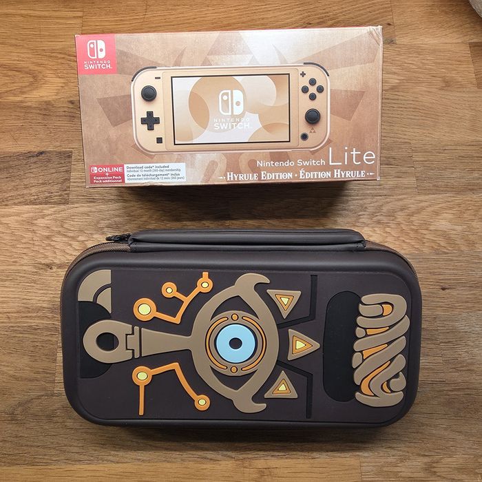 22 gry) zestaw Nintendo Switch Lite ZELDA Hyrule Edition