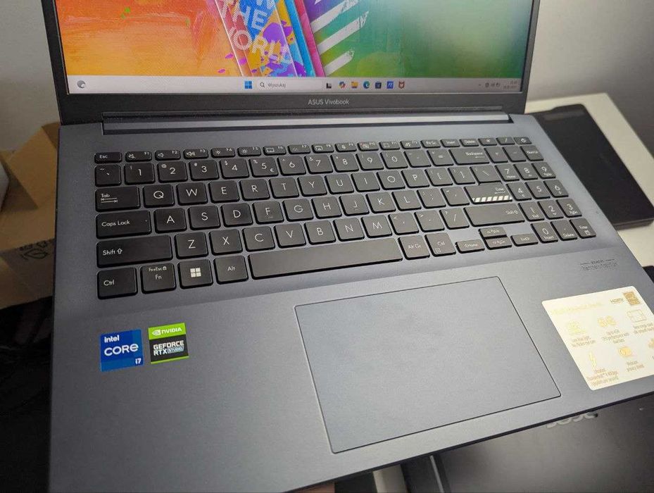 LAPTOP GAMINGOWY ASUS Vivobook rtx 3050 i7-11370h 16ram 512ssd