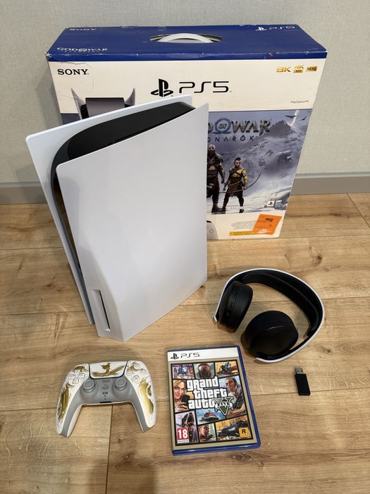 Playstation 5 с дисководом + 1 tb ssd