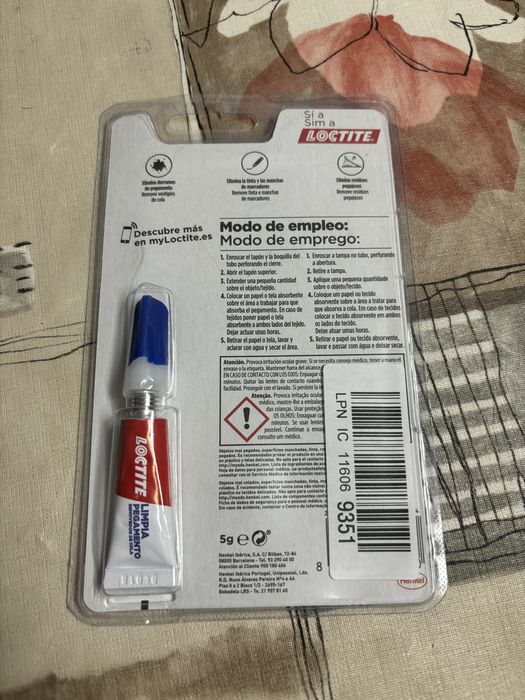 Removedor de cola Loctite 5g Novo