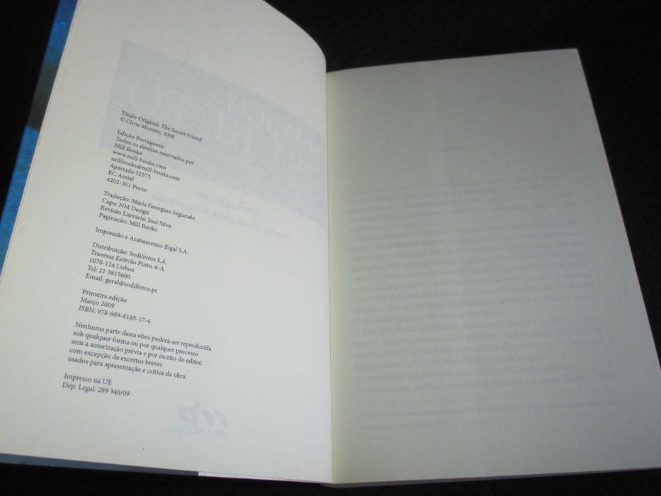 Livro O Amigo Secreto Chris Mooney
