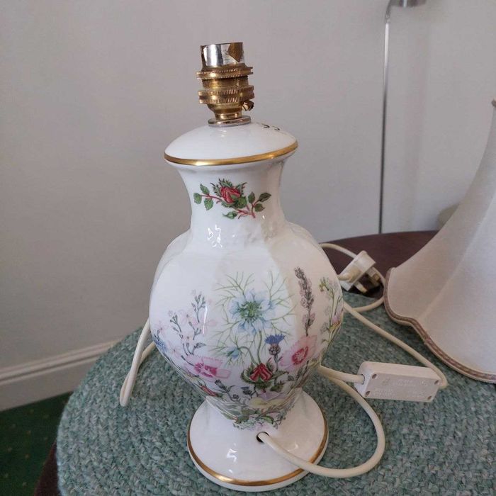 Настільна лампа Aynsley Wild Tudor (фарфор, Англія)