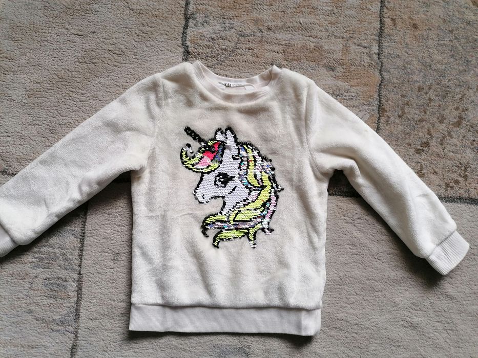 Bluzy, płaszczyk, spodnie 98/104