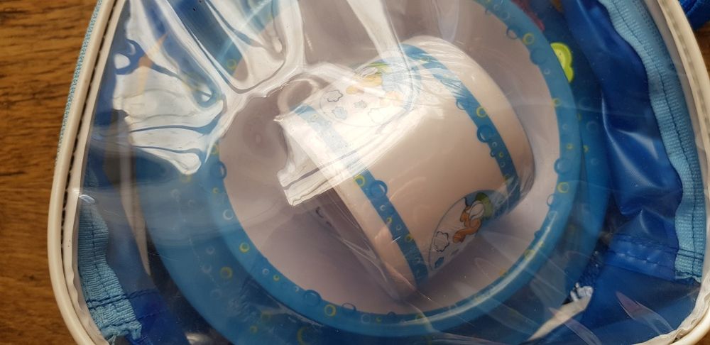 Talerzyk, kubek sztućce canpol babies nowe