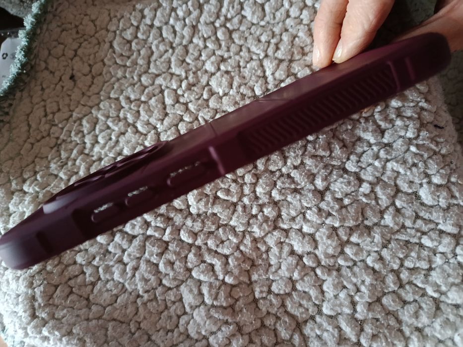 Etui do Xiaomi redmi note 15 pro, nowe , bordowe, wino, śliczne