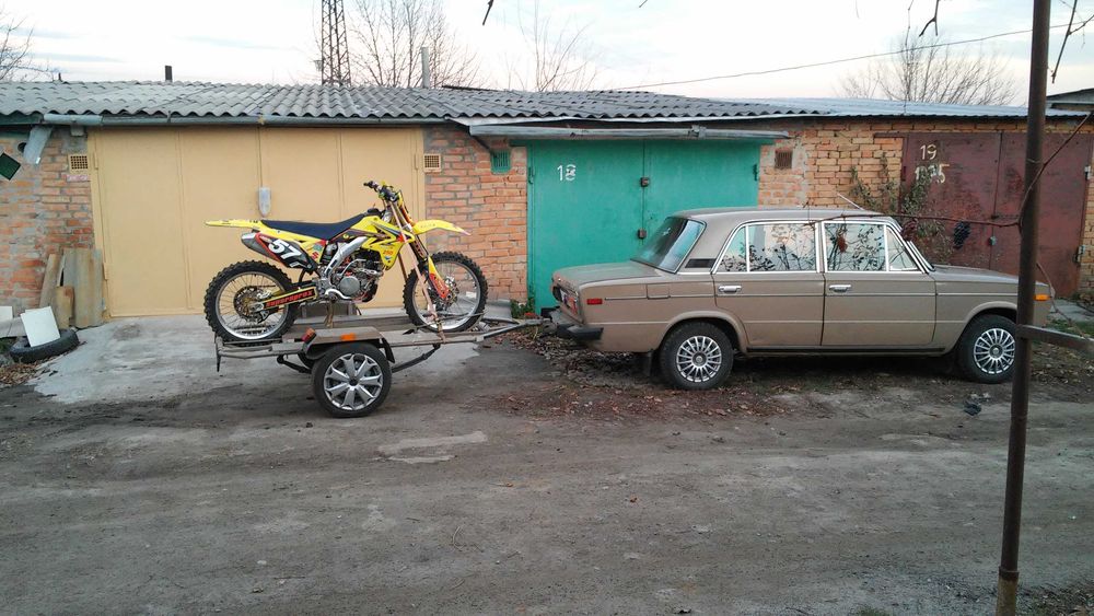 Лафет для перевозки мотоцикла