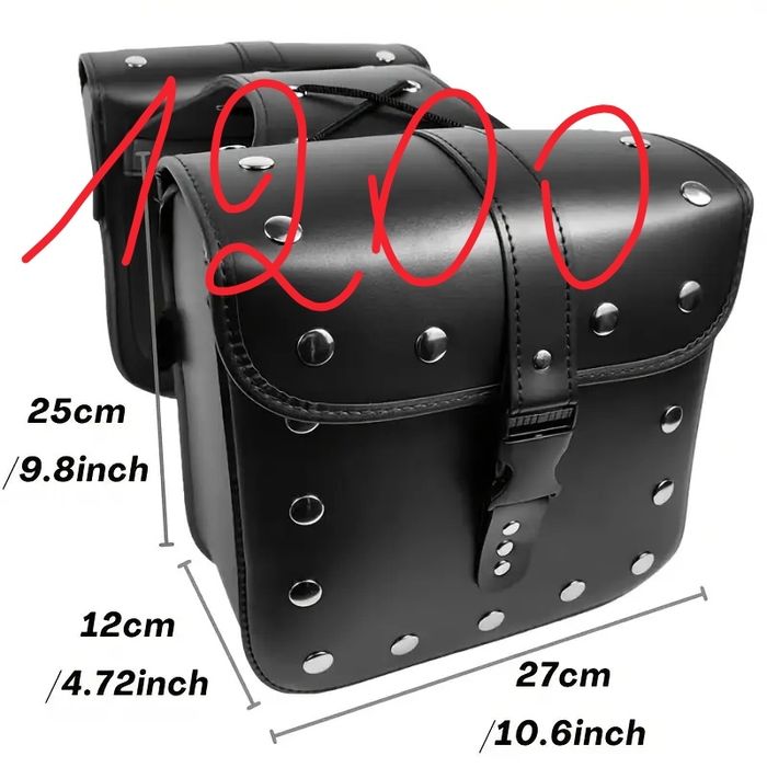 Сумки кофри бічні на мото 2 шт.