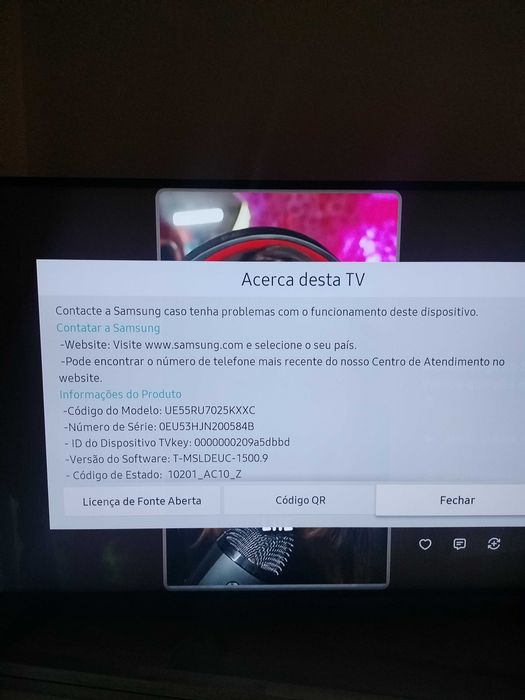 Smart TV Samsung 55 polegadas