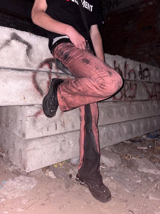 Кастомные джинсы flared archive