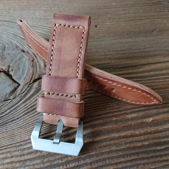 Pasek do zegarka Panerai 26 mm handmade skóra ręcznie robiony