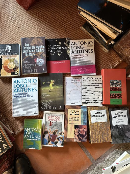 lote livros António Lobo Antunes.