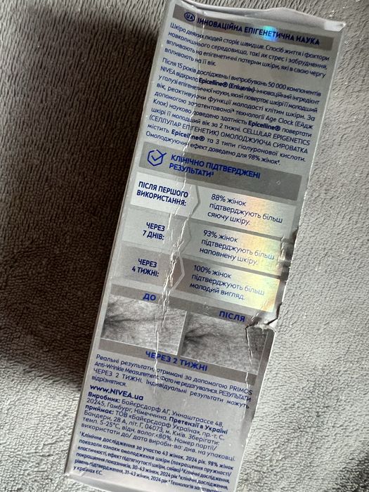 Serum NIVEA Cellular Epigenetics