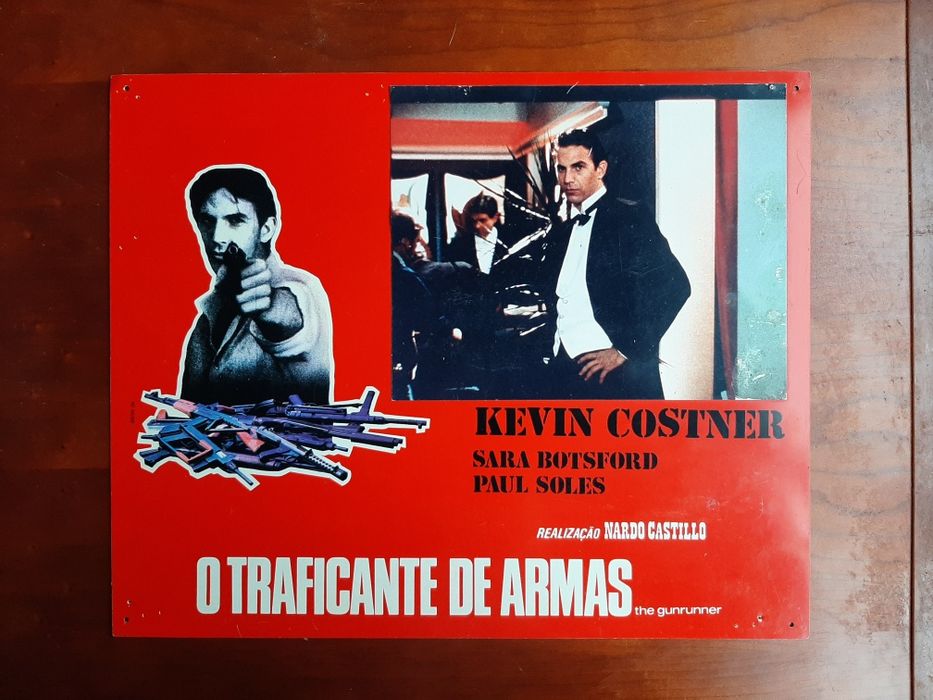 Cartaz de cinema O Traficante de Armas (Kevin Costner)