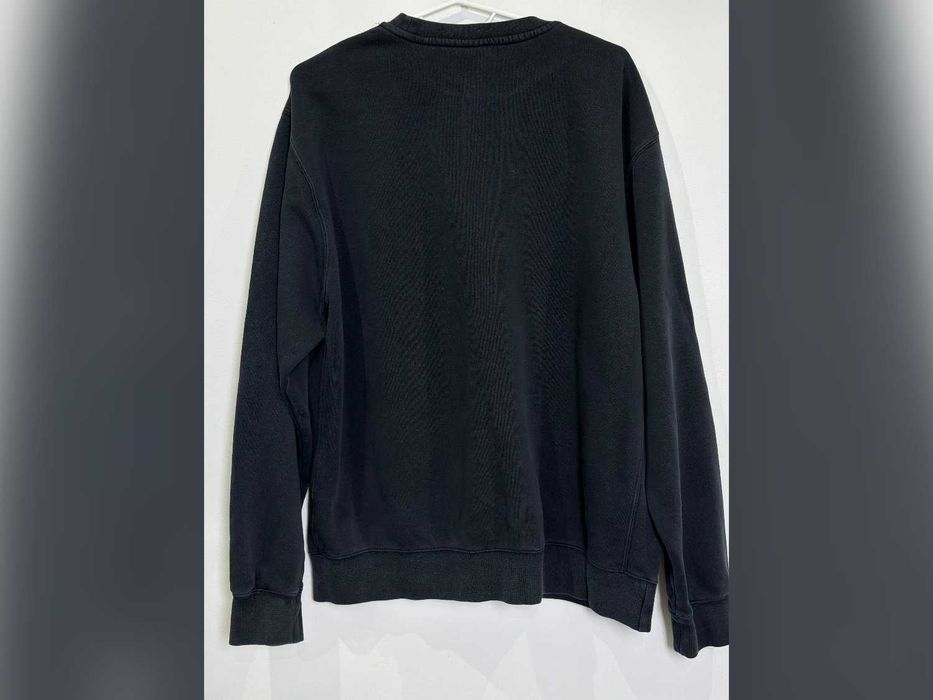 bluza Nike czarna haftowanym logo okrągły dekolt L