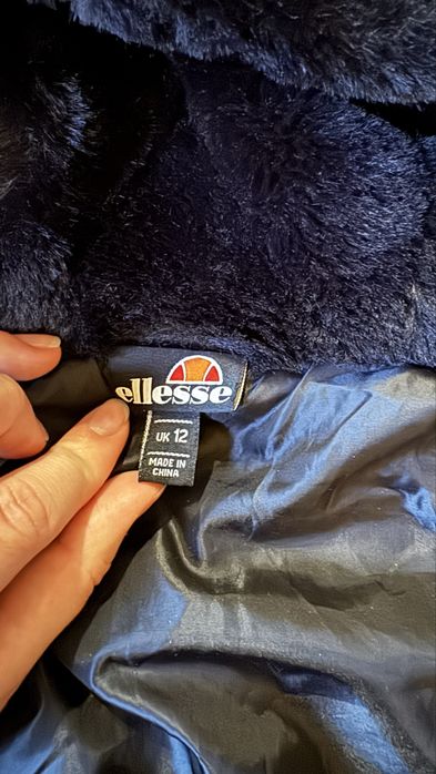 Куртка бомбер зі штучного хутра Ellesse