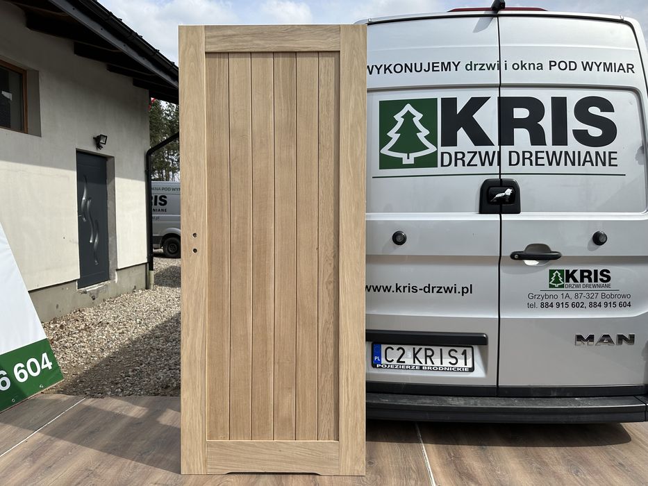Drzwi drewniane LITE dębowe wewnętrzne  Cała Polska Na każdy wymiar