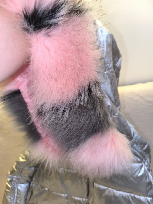 Piękna dwustronna zimowa kurtka damska M/L