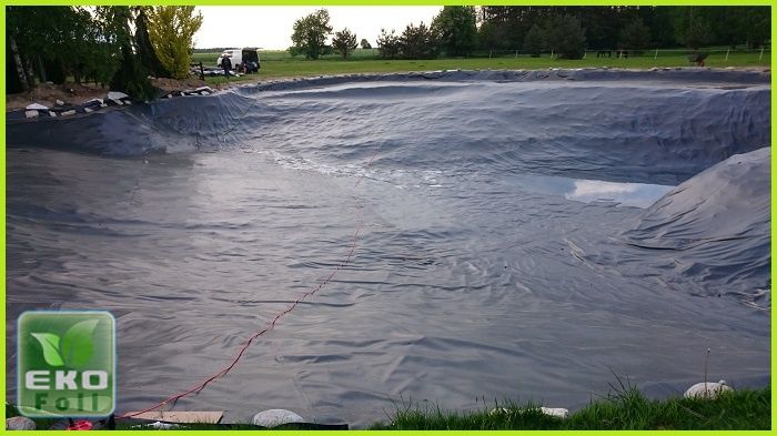 Folia PCV do oczek wodnych, stawów, zbiorników basenów ppoż