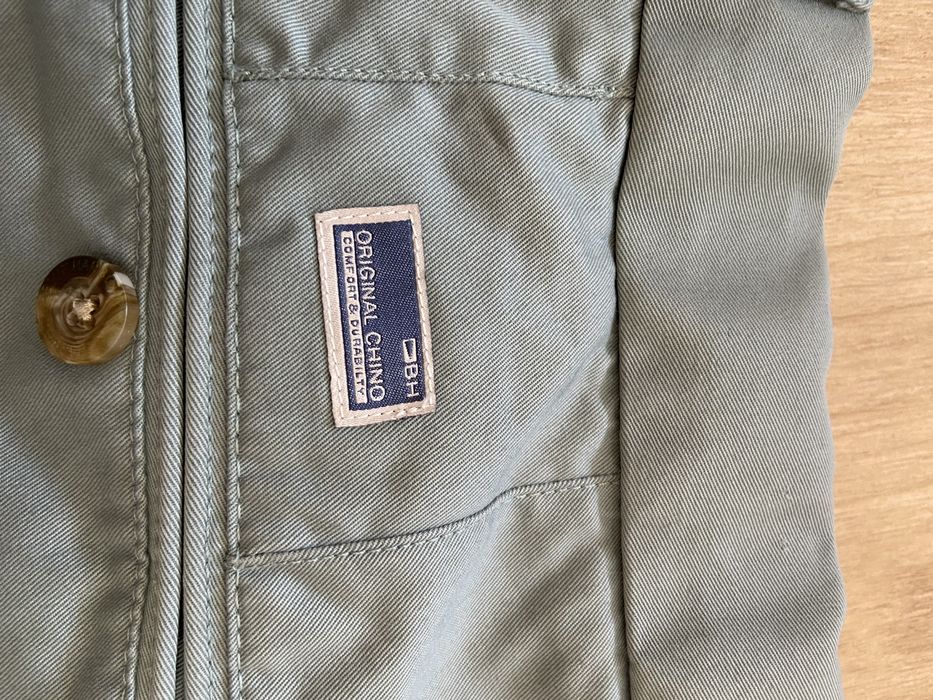 Marks & Spencer S M męskie spodnie  spodnie chinosy zielone