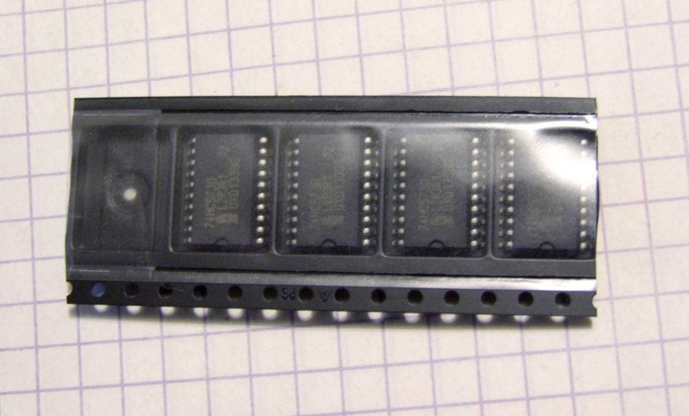 układ scalony, zatrzask D, przerzutnik 74HC573D