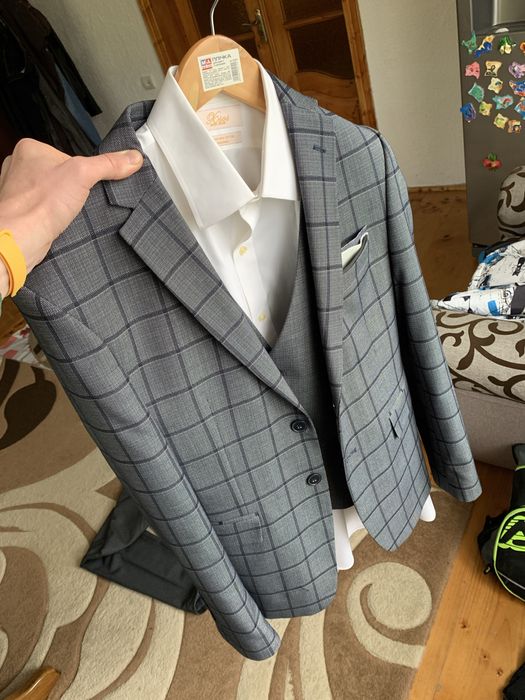 Костюм чоловічий класичний трійка M size 50