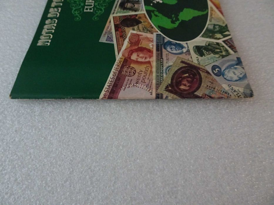 Caderneta de cromos vazia Notas de Todo o Mundo - Europa vol. I