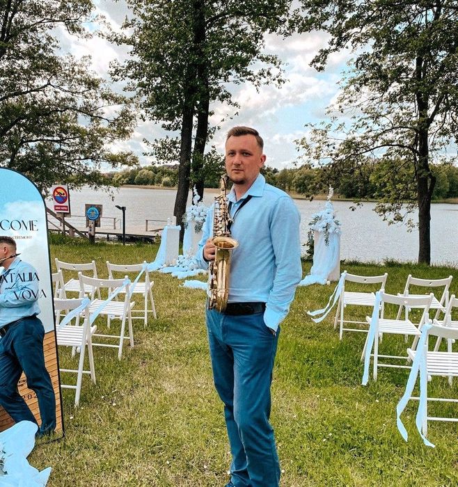 Saksofonista / Muzyk na wesele, firmową imprezę, urodziny, przyjęcie