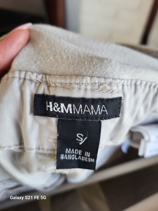 Spodnie ciążowe H&M mama rozm S