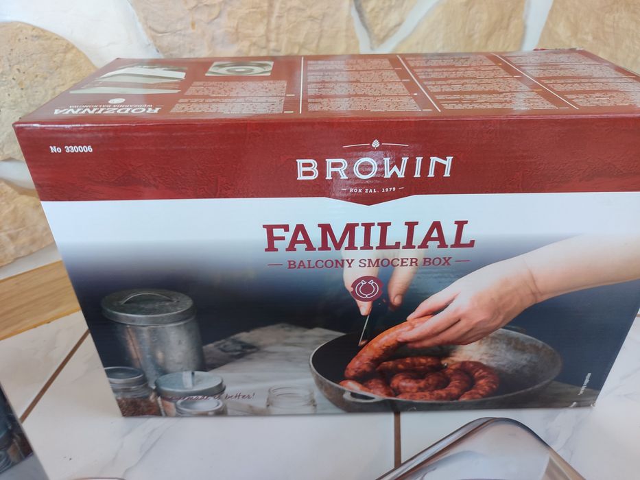Wędzarnia balkonowa BROWIN duży zestaw