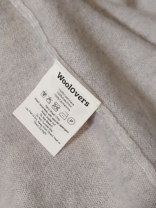 VoolOvers ponczo jasnoszare kaszmir 100%