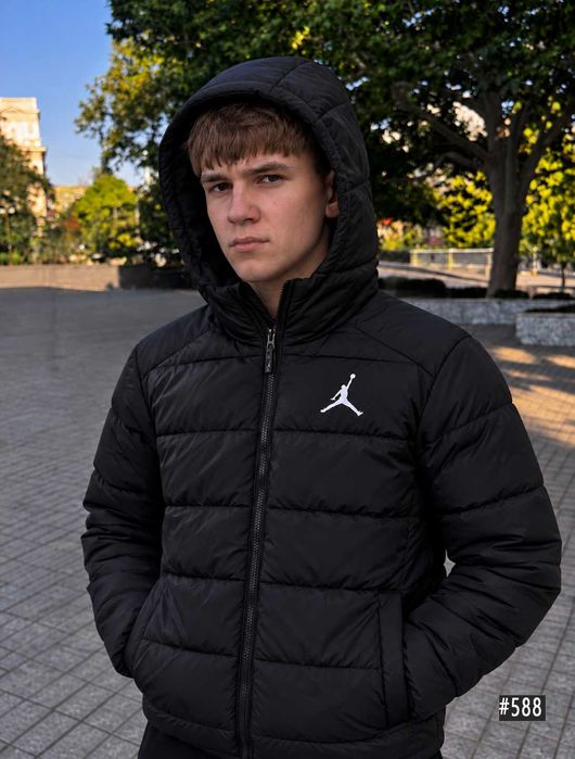 Черный Микро Пуховик Nike Jordan (НОВЫЙ)