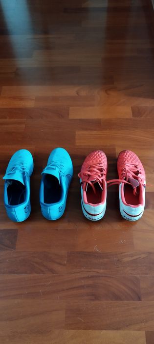 Chuteiras de Futebol Nike Mercurial e Tiempo