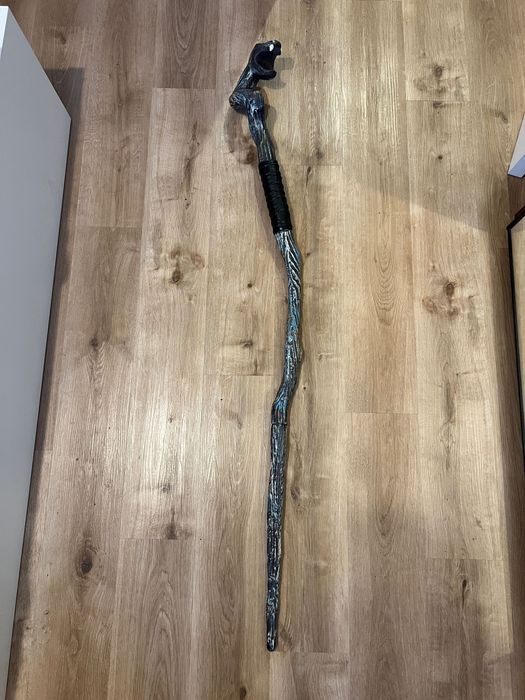 Kostur składany wąż LARP przebranie kostium cosplay laska czarodzieja