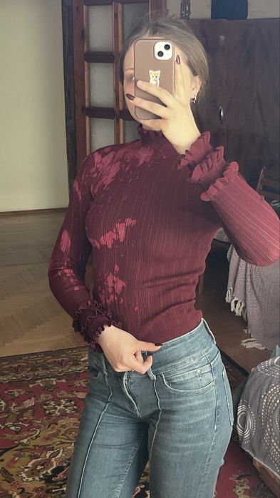 гольфік червоний зара