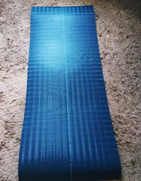 Tapete de exercício azul 1,60 x 0,60 m