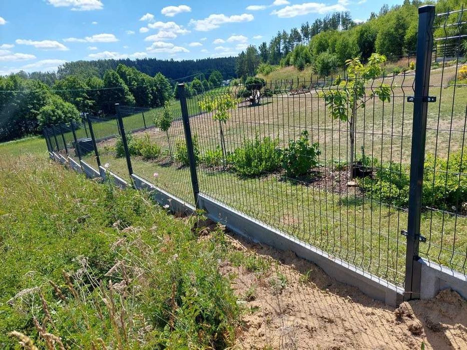 Ogrodzenia Panelowe Panele 3D Montaż Ogrodzeń Płot Mur Roboty Ziemne