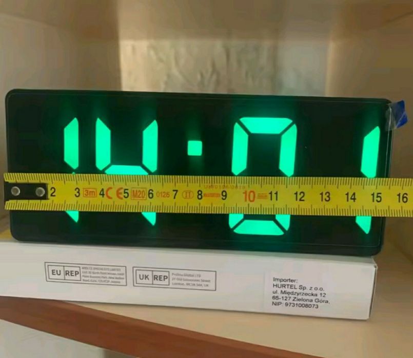 Часы электронные настольные цифровые LED / USB / AAA / 2 Будильника