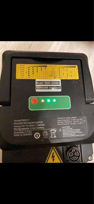 Magazyn Energii 72v 20Ah 1440Wh