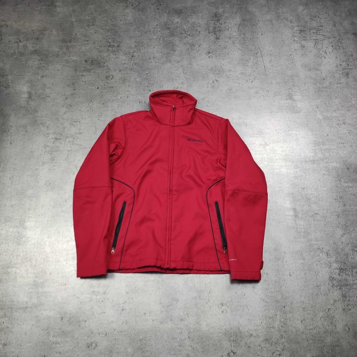 DAMSKA Kurtka Softshell Columbia Lekka Polarek Różowa OmniTech Treking