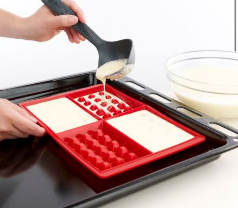 Lékué Forma Silicone para Waffles (2 Unidades)