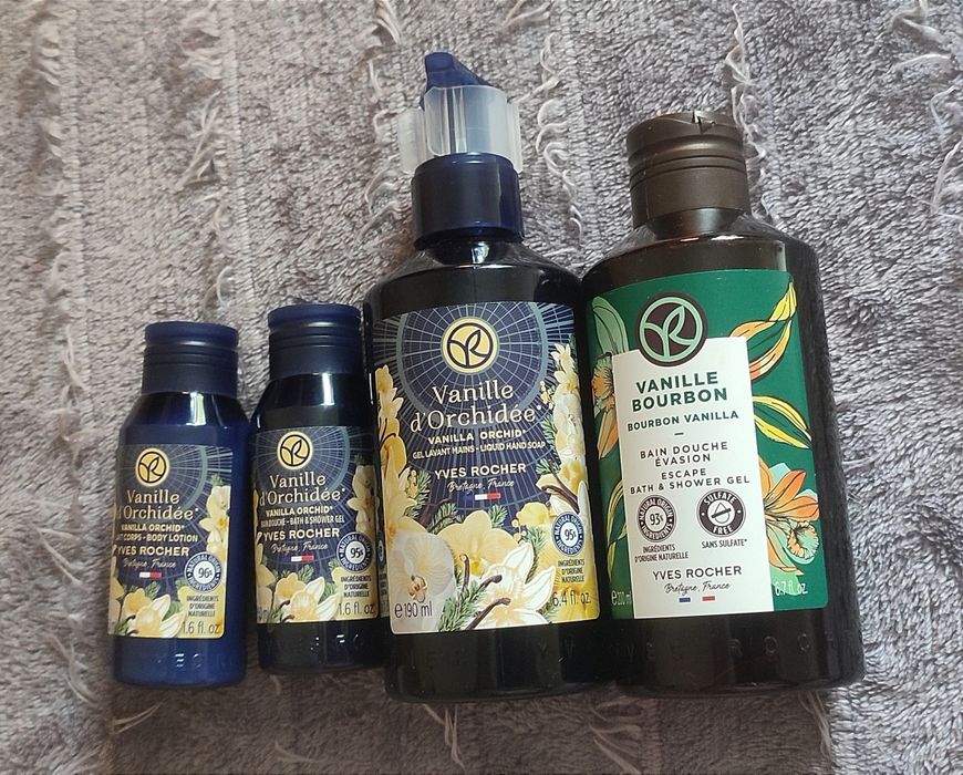 Набір Yves Rocher Vanille d'Orchidée та Bourbon Vanille/Ів роше