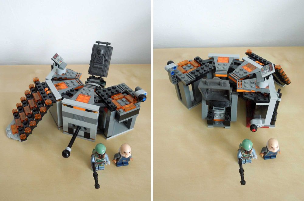Lote LEGO Star Wars + Extras (Minifiguras Raras e Sets em Excelente Estado) + 2 expositores em acrílico