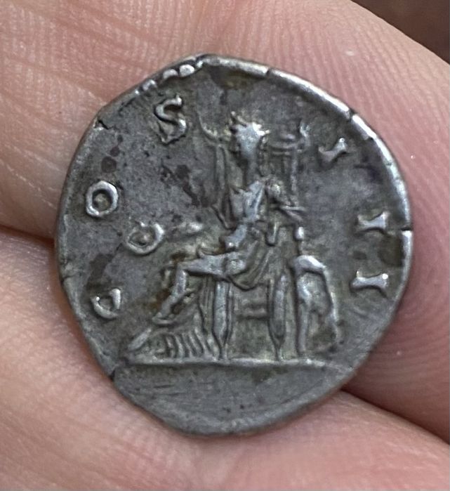 Moeda Denario Adriano 117 a 138 dc